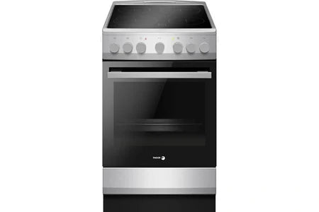 Cuisinière électrique Fagor Cuisiniere Vitrocéramique --Facv203S - 4 Foyers - 62 L - 50 X 60 Cm - Silver