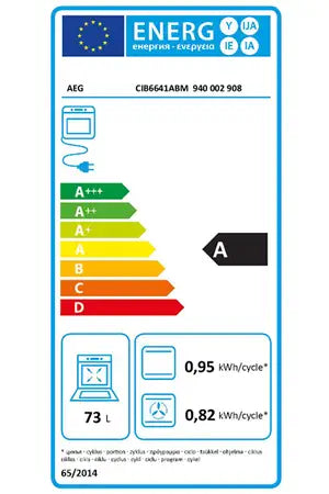 Cuisinière induction AEG CIB6641ABM
