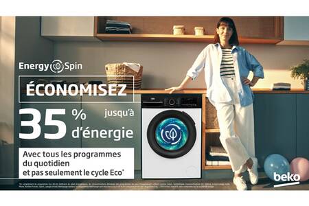 Lave-linge hublot Beko BM34WFU48411 - EnergySpin