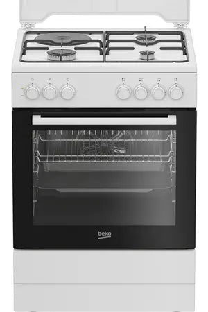 Cuisinière mixte Beko fbs63031wcs