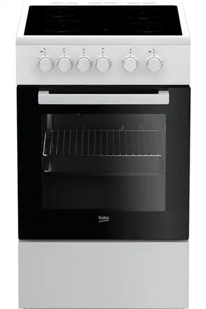 Cuisinière vitrocéramique Beko FSS57000GW