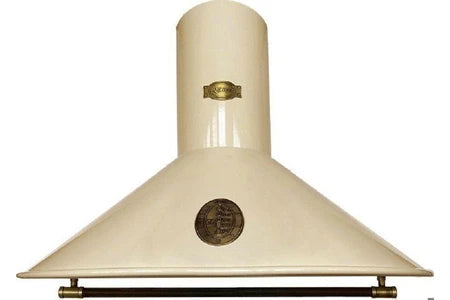 Hotte décorative murale Kaiser A 9423 ElfBE ECO+tuyau flexible , Hotte aspirante, 90 cm, murale 910 m³/h, 3 vitesses, évacuation, recyclage, ivoire