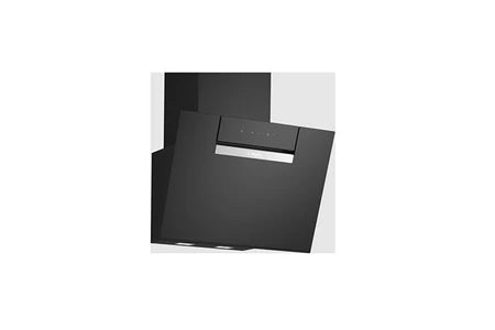 Hotte décorative murale Bosch Hotte inclinee 60 cm 768m3/h a+ noir dwk67fn60