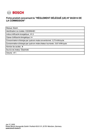 Four encastrable Bosch CSG936AB1 AccentLine Noir