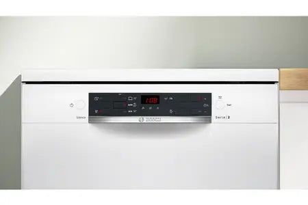 Lave-vaisselle pose libre Bosch SMS25AW09F, Lave-vaisselle pose-libre, 60 cm, Blanc