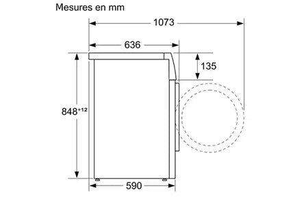 Lave-linge hublot Bosch WGG244FSFR