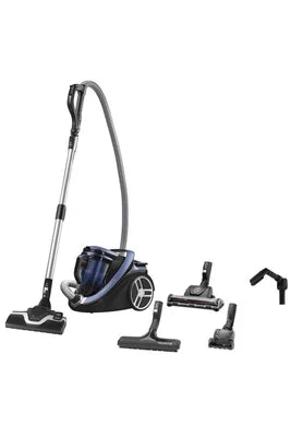 Aspirateur sans sac Rowenta Ro7691ea Aspirateur Traineau Sans Sac Silence Force Cyclonic 4a+aaa Animal Care Pro Silencieux 550w Bleu