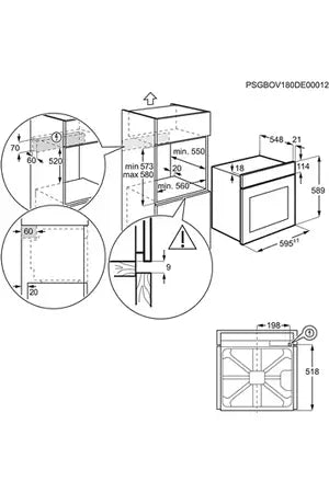 Four encastrable Electrolux Série 600 EOF4P46H