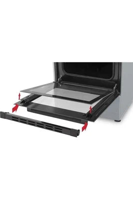 Cuisinière mixte Oceanic CV5050B8 - Cuisinière - pose libre - largeur : 49.8 cm - profondeur : 54.7 cm - hauteur : 86 cm - classe A - noir