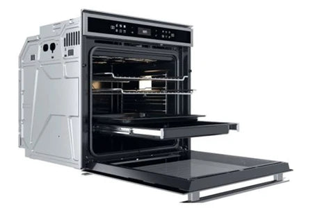 Four encastrable Whirlpool W Collection W6 OS4 4PS1 P - Four - encastrable - niche - largeur : 56 cm - profondeur : 55 cm - hauteur : 60 cm - avec système auto-nettoyant -