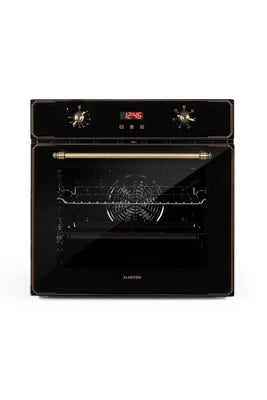 Four encastrable KLARSTEIN Retro Elizabeth - Four - encastrable - niche - largeur : 56 cm - profondeur : 55 cm - hauteur : 59 cm - classe A - noir