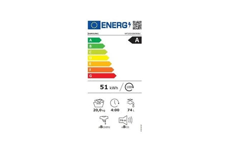 Lave-linge hublot Samsung wf20dg8650bv