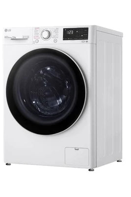 Lave-linge hublot Lg F24V30WHS - Machine à laver - largeur : 60 cm - profondeur : 66 cm - hauteur : 85 cm - chargement frontal - 81 litres - 12 kg - 1400 tours/min -