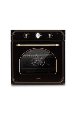 Four encastrable KLARSTEIN Retro Victoria - Four - encastrable - niche - largeur : 56 cm - profondeur : 57.5 cm - hauteur : 60 cm - classe A - noir