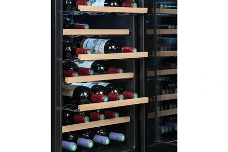 Cave multi-températures La Sommeliere La Sommelière LS28SILENCE - Cave à vin - largeur : 45 cm - profondeur : 52.8 cm - hauteur : 73.5 cm - 70 litres - classe F - gris anthracite