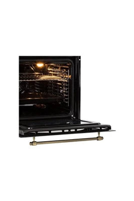 Four encastrable KLARSTEIN Retro Victoria - Four - encastrable - niche - largeur : 56 cm - profondeur : 57.5 cm - hauteur : 60 cm - classe A - noir