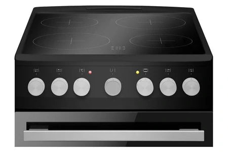Cuisinière vitrocéramique Fagor Cuisinière vitrocéramique 62l 4 feux noir mat FACV203N