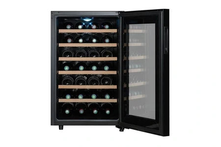 Cave multi-températures La Sommeliere La Sommelière LS28SILENCE - Cave à vin - largeur : 45 cm - profondeur : 52.8 cm - hauteur : 73.5 cm - 70 litres - classe F - gris anthracite