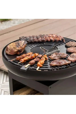 Barbecue Non renseigné RedFire - Plaque de cuisson jardin Matanzas Plancha avec rangement bois