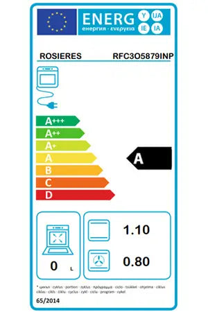 Four encastrable Rosieres RFC3O5879INP