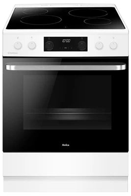 Cuisinière vitrocéramique Amica ACV7005SRW AIRFRY