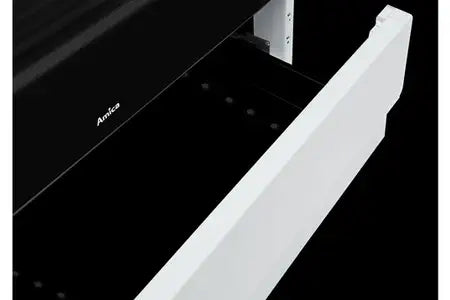 Cuisinière vitrocéramique Amica ACV7005SRW AIRFRY