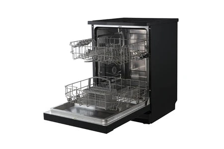 Lave-vaisselle pose libre Gedtech Lave-vaisselle GLV1249BL posable - 60x60x85 cm - 12 couverts - 49 db - Départ différé - A++ - Noir