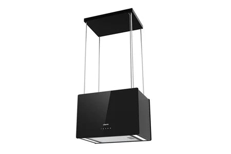 Hotte îlot Ciarra Hotte îlot 48cm Wi-Fi & Tactile 700m3/h - Classe A+++ - 4 Vitesses Booster Recyclage LED Affichage Noir CD4850B