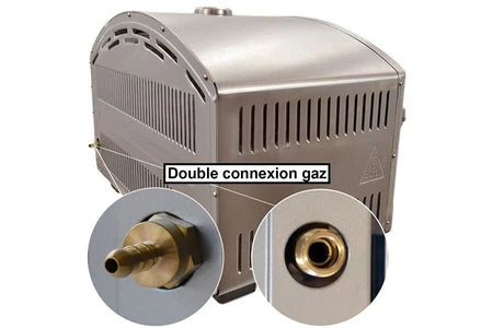 Four d'extérieur Kemper Group Four à pizza à gaz 4800W Cuisson pierre réfractaire 250 à 400°C Spatule Incluse KEMPER