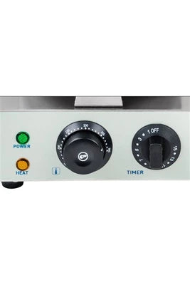 Gaufrier / croque-monsieur Helloshop26 Gaufrier double rond professionnel Téflon rond puissance 2 x 1 300 watts