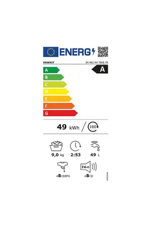 Lave-linge hublot Indesit IM962MYTIMEFR