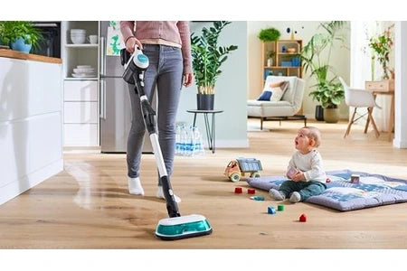 Robot nettoyeur Bosch Aspirateur Laveur Rechargeable - Unlimited 7 ProHygienic Aqua - Blanc - BCS71HYG1
