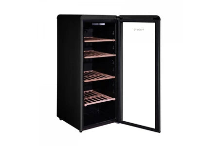 Cave de service Linarie Loire - Cave à vin LJCV106BLACK Vintage mono température 106 bouteilles Noir
