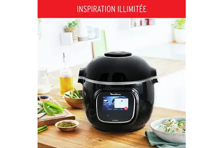 Mijoteur Moulinex COOKEO TOUCH WIFI MULTICUISEUR ELECTRIQUE 6L, 13 PROGRAMMES CE902800