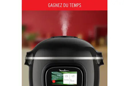 Mijoteur Moulinex COOKEO TOUCH WIFI MULTICUISEUR ELECTRIQUE 6L, 13 PROGRAMMES CE902800
