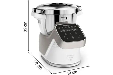Robot cuiseur Moulinex Companion Pro YY5286FG avec balance intégrée + cuiseur vapeur