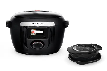 Mijoteur Moulinex Multicuiseur intelligent Cookeo haute pression connecte + couvercle Extracrisp YY5449FB