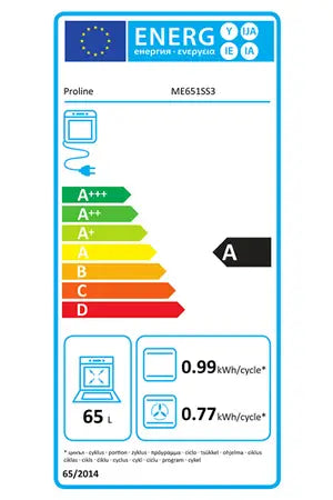 Four encastrable Proline ME651SS3