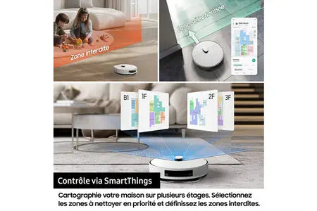 Aspirateur robot Samsung Jet Bot Combo AI - VR7MD97A14G