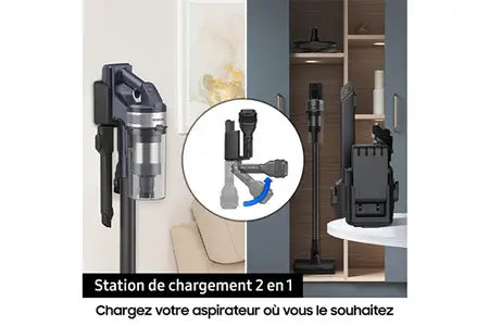 Aspirateur balai Samsung sans-fil Jet 75E Pet Menthe VS20B75BGR1
