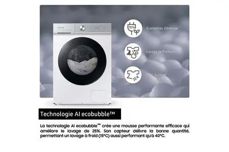 Lave-linge hublot Samsung WW90DB7U94GE BESPOKE AI