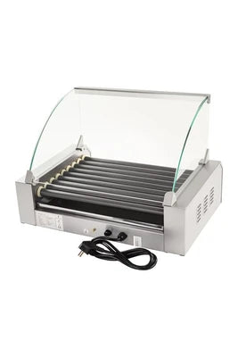 Hot-dog Helloshop26 Appareil machine à hot dog professionnelle téflon 16 saucisses 1 800 watts
