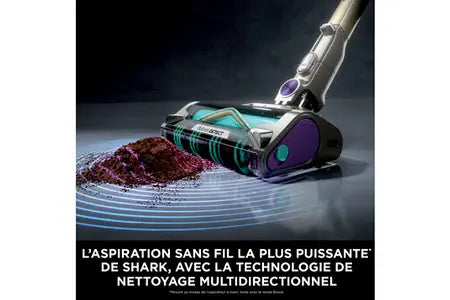 Aspirateur balai Shark Power Detect avec base de vidage automatique IP3251 EUT