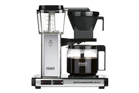 Cafetière filtre Moccamaster © - Moccamaster 53970 Argent Poli Cafetière, Aluminum, 1.25 liters