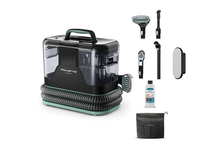 Aspirateur à main Rowenta Clean It, Shampouineuse textile, Détacheur nettoyeur efficace contre les taches IN5021F0