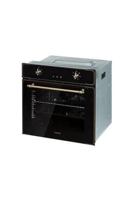Four encastrable KLARSTEIN Retro Elizabeth - Four - encastrable - niche - largeur : 56 cm - profondeur : 55 cm - hauteur : 59 cm - classe A - noir