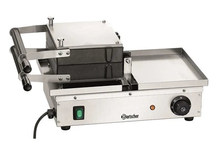 Gaufrier / croque-monsieur Bartscher Gaufrier Professionnel rotatif 165 x 100 mm hauteur 10 mm