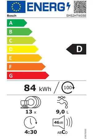 Lave-vaisselle pose libre Bosch SMS2HTW05E