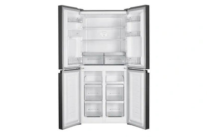 Réfrigérateur américain CONTINENTAL EDISON RÉFRIGÉRATEUR 4 PORTES AVEC DISTRIBUTEUR D'EAU - 446L - TOTAL NO FROST - L79 CM X H 180 CM - INOX - CLASSE D