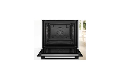 Four encastrable Bosch Serie | 4 HBA274BB3F - Four - encastrable - niche - largeur : 56 cm - profondeur : 55 cm - hauteur : 58.5 cm - avec système auto-nettoyant - classe